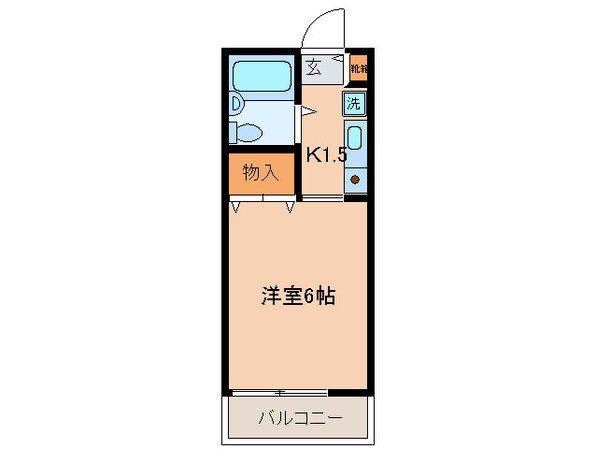 ハーモニーＩＺＵＭＩの物件間取画像